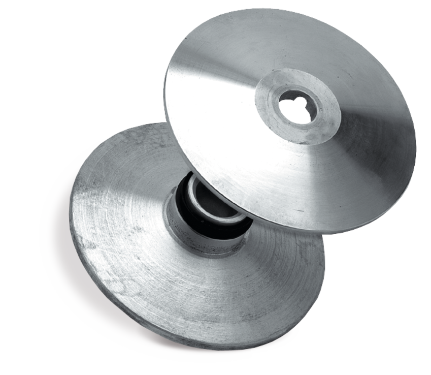 SET OF FLANGES FOR MITER CUTS