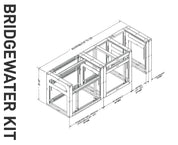 THE BRIDGEWATER OUTDOOR KITCHEN FRAME