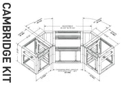 THE CAMBRIDGE OUTDOOR KITCHEN FRAME