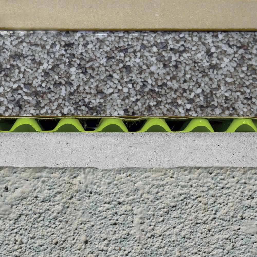 DRAINTEC 8 membrane with double drainage channel